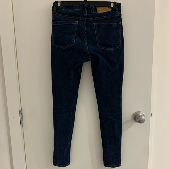 Frank and Oak Dark Wash Debbie Skinny Jean - Picture 3 of 4